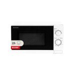 Sharp 20L Solo Microwave Oven, 800W, White