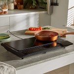 VonShef 2800W Double Induction Hob - Black