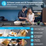 Aobosi Double Induction Hob with 20 Temp Settings
