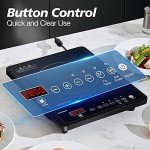 AMZCHEF Portable Induction Hob with 10 Settings