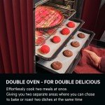 AEG SurroundCook Built-In Double Oven, 61L Capacity