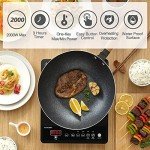 AMZCHEF Portable Induction Hob with 10 Settings