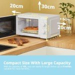 COMFEE' 700W Compact Mini Microwave Oven