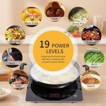 KPUY 2000W Portable Induction Hob with Touch Control