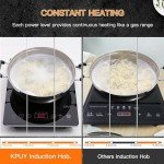 KPUY 2000W Portable Induction Hob with Touch Control
