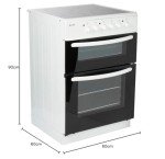 Haden 60cm Electric Cooker with 4-Zone Hob