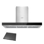 COMFEE' 90 cm Stainless Steel Chimney Hood