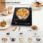 AMZCHEF Portable Induction Hob with 10 Settings