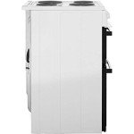 Beko 50cm Twin Cavity Electric Cooker - White