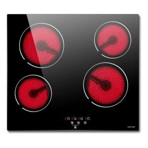 NOXTON 60cm 4 Zone Ceramic Electric Hob