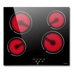 NOXTON 60cm 4 Zone Ceramic Electric Hob