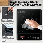 AMZCHEF Portable Induction Hob with 10 Settings