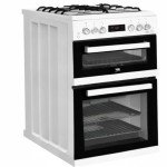 Beko 60cm Double Oven Gas Cooker - White