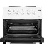 Beko KD531AW 500mm Twin Cavity Electric Cooker