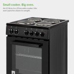 Willow 50cm Electric Cooker with 4 Zone Hob