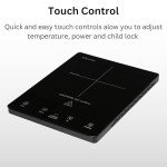 2000W Single Induction Cooker with Touch Control