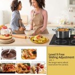 Disaenvir 60cm 4-Burner Ceramic Electric Hob