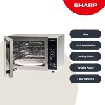 Sharp 40L 900W Silver Microwave Oven