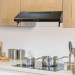 Russell Hobbs 60cm Black Visor Cooker Hood
