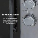Tower 800W 20L Silver Microwave with Timer