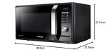 Samsung 23L 800W Black Microwave Oven