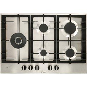 Bosch 75cm 5 Burner Gas Hob - Stainless Steel