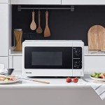 TOSHIBA 20L Manual Control Solo Microwave - White
