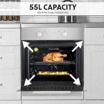 Baridi 60cm Built-In Five Function Oven - 55L
