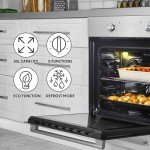Baridi 60cm Built-In Five Function Oven - 55L