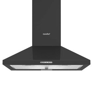 COMFEE' 60cm Black Wall-Mounted Cooker Hood
