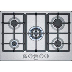Bosch 75 cm Stainless Steel Gas Hob, Serie 4