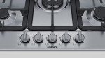 Bosch 75 cm Stainless Steel Gas Hob, Serie 4
