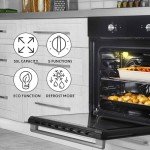 Baridi 60cm Built-In Fan Oven, 55L Capacity