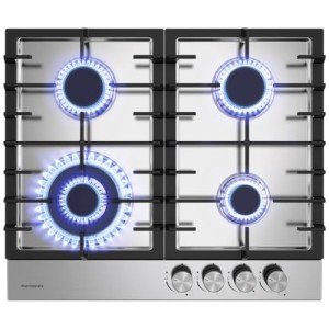 Thermomate 60cm Stainless Steel Gas Hob 4 Burners