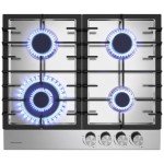 Thermomate 60cm Stainless Steel Gas Hob 4 Burners