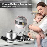Thermomate 60cm Stainless Steel Gas Hob 4 Burners