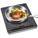 AMZCHEF 2000W Portable Induction Hob – Ultra-Thin
