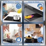 Hobsir 30cm Double Induction Cooker with Flex Zone