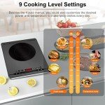 AMZCHEF 2000W Portable Induction Hob – Ultra-Thin