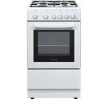 Electra 50cm White Gas Cooker - A Rated