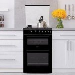 Statesman GDL60B Double Oven Gas Cooker, Black