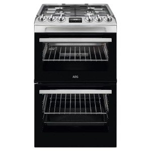 AEG Double Cavity Oven & Gas Hob Combo