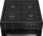 Beko 60cm Black Gas Cooker FTG6201K