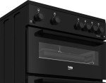 Beko 60cm Black Gas Cooker FTG6201K