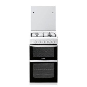 Indesit 50cm Freestanding Gas Oven - White