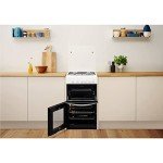 Indesit 50cm Freestanding Gas Oven - White