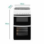 Indesit 50cm Freestanding Gas Oven - White