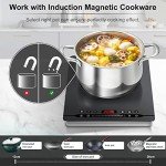 AMZCHEF 2000W Portable Induction Hob – Ultra-Thin