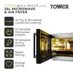 Tower 2-in-1 Microwave & Air Fryer Oven