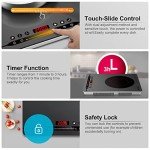 AMZCHEF 2000W Portable Induction Hob – Ultra-Thin
